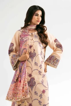 3 Piece - Digital Printed Embroidered Suit - 42501711
