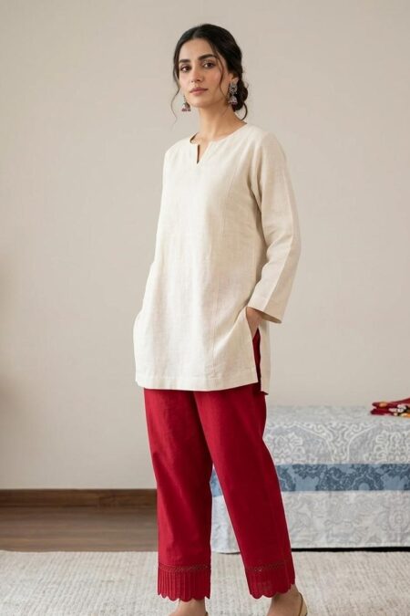 Sapphire Red Trouser