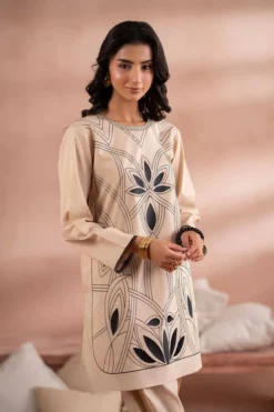 2 Piece - Embroidered Suit - PS25-113