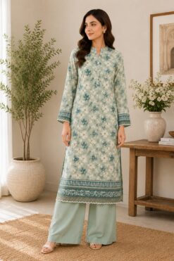 Sapphire Printed Unstitched Suit